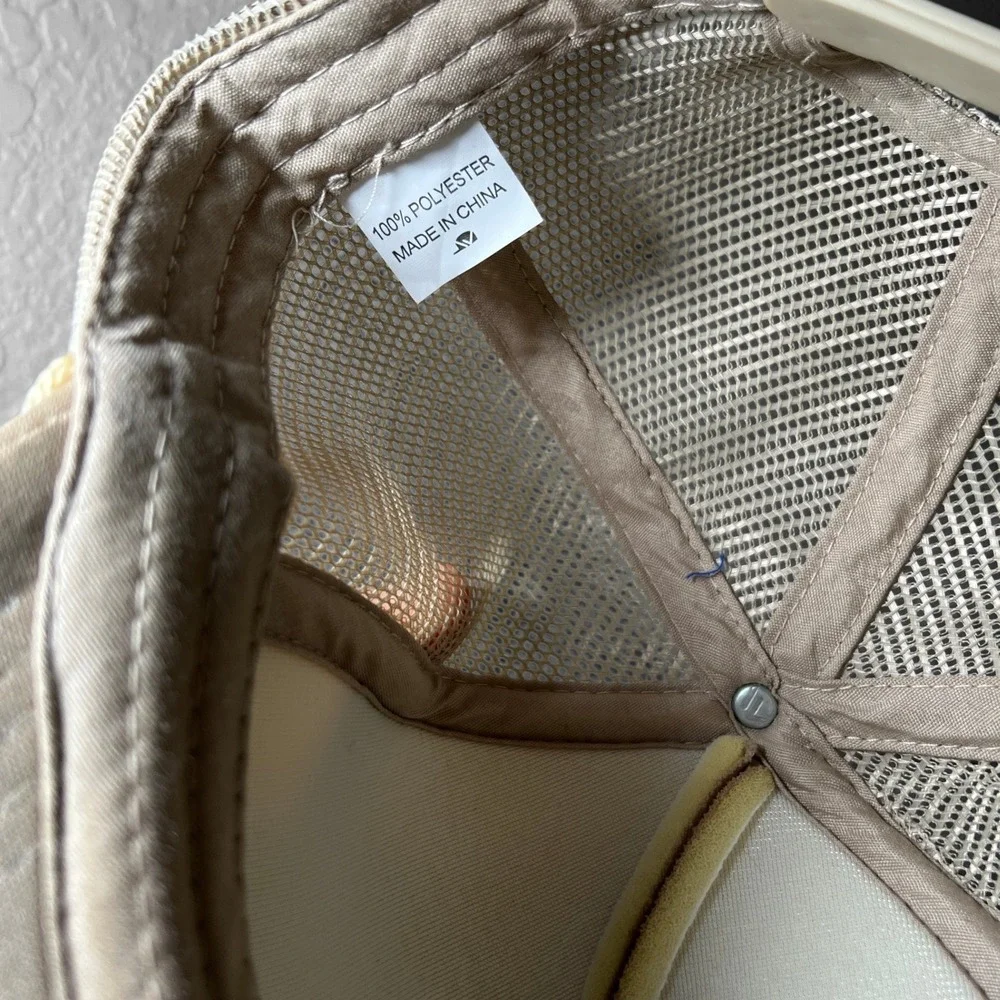 Explore Liberty Hill Texas Trucker Hat Mesh‎ Snapback Tan Roper Accent OSFA EUC